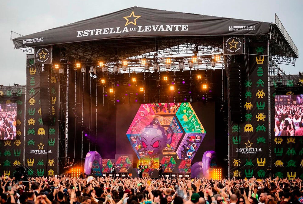 Hinchables decorativos para conciertos de música