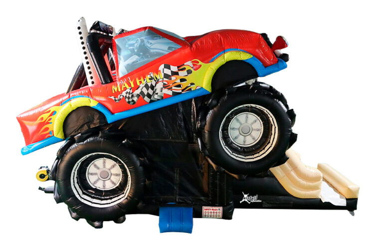 tobogán hinchable pick up