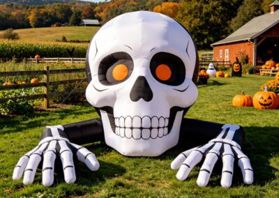 calavera hinchable
