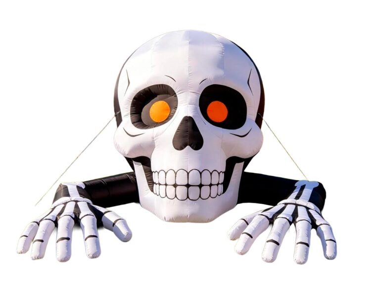calavera hinchable