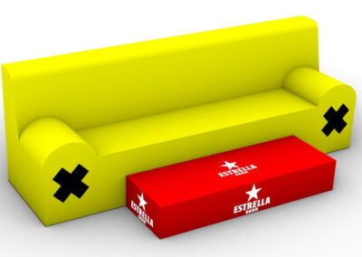 Sofa hinchable Cruïlla
